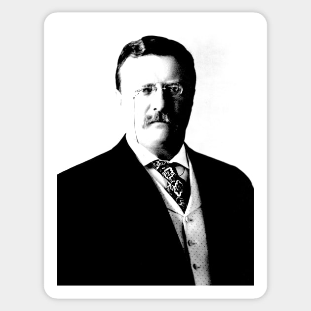 PRESIDENT TEDDY ROOSEVELT Sticker by truthtopower